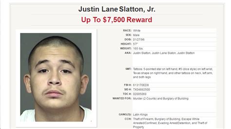 Texas most wanted list - Texas 10 Most Wanted Captured Fugitives and Sex Offenders. The following individuals have been captured by federal, state, and/or local agencies throughout the state of Texas and, in some cases, in other states or countries. Many of them have been captured as the result of a tip. All tips are paid by the Office of the Governor, Texas Crime ...